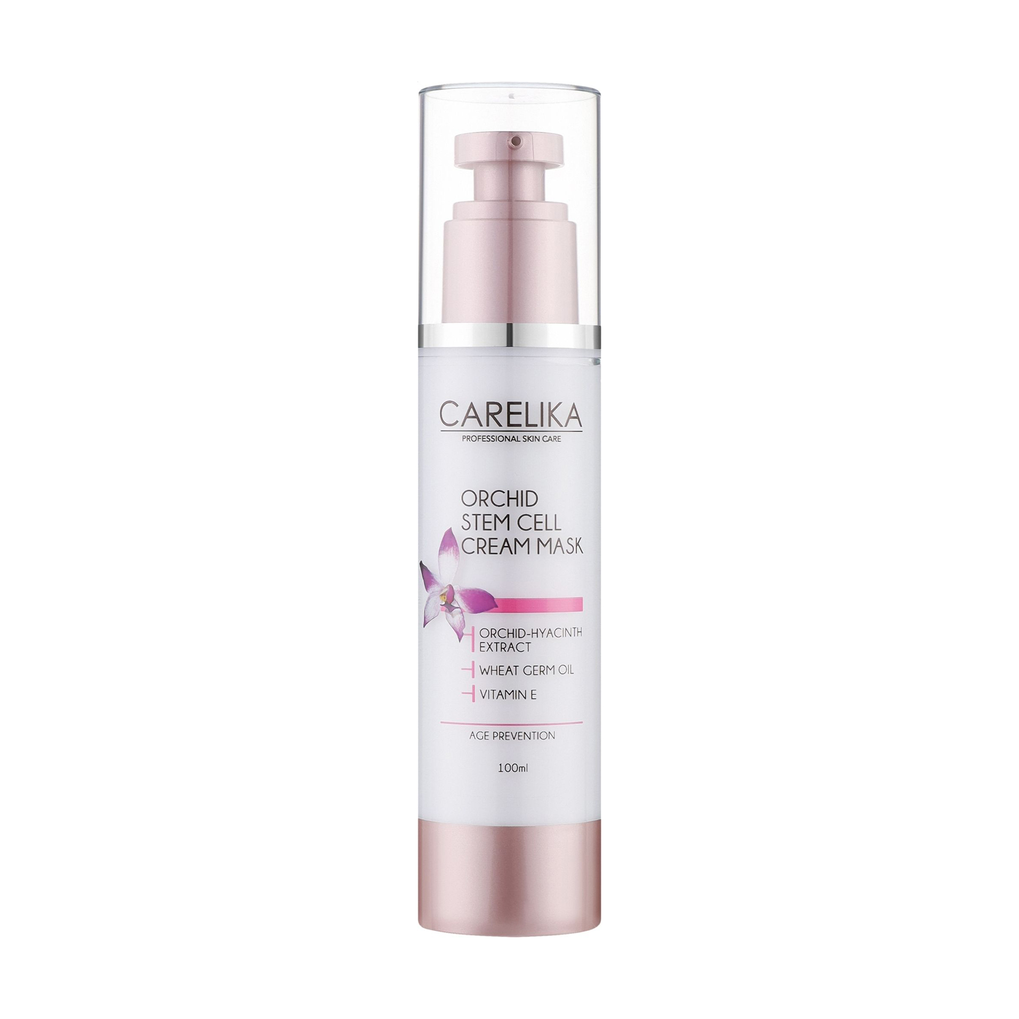 Крем-маска для обличчя Carelika Orchid Stem Cell Cream Mask зі стовбуровими клітинами орхідеї, 100 мл