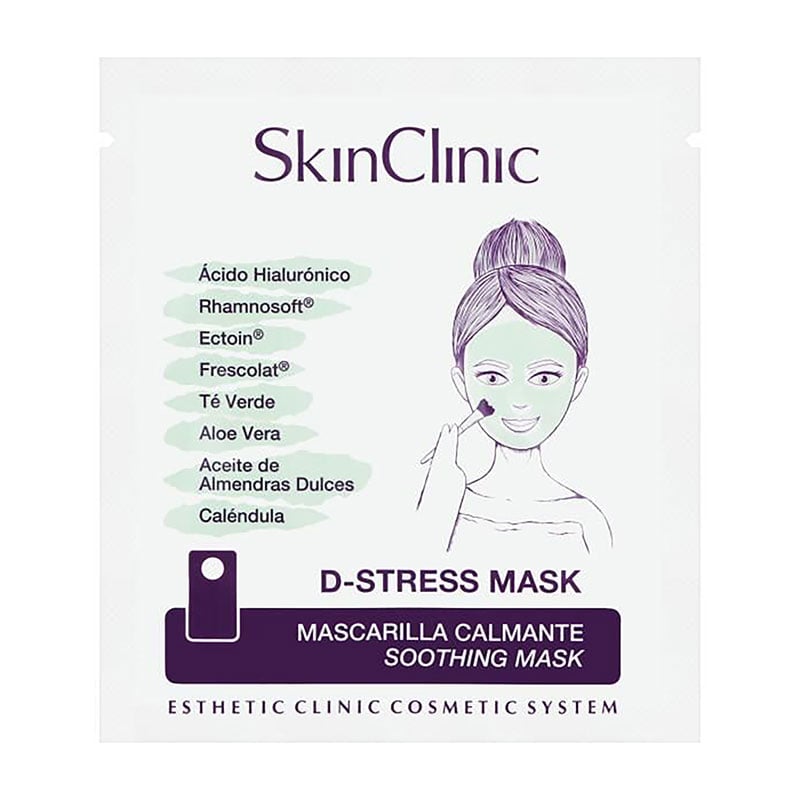 Регенерувальна крем-маска для обличчя SkinClinic D-Stress Mask, 6 мл (саше)